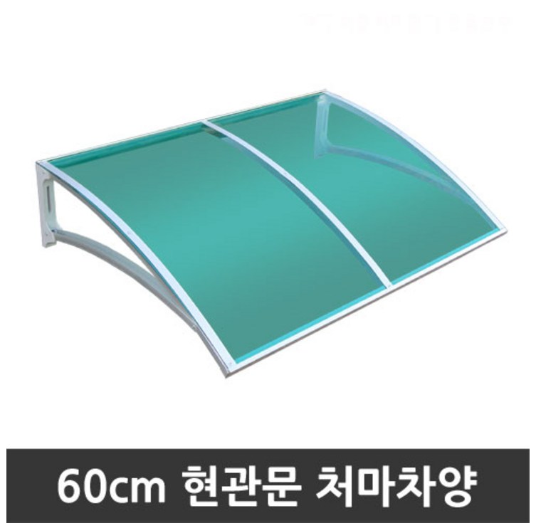 비오니 돌출60cm 현관문 라운딩처마차양 렉산 캐노피 DIY