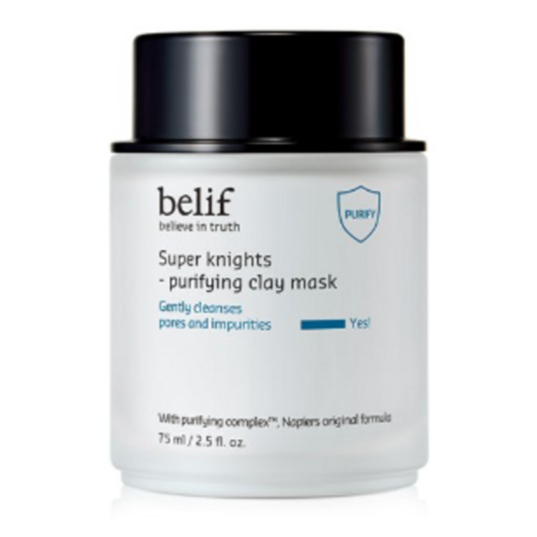 빌리프 슈퍼나이츠 퓨리파잉 클레이 마스크 75ml, 1개