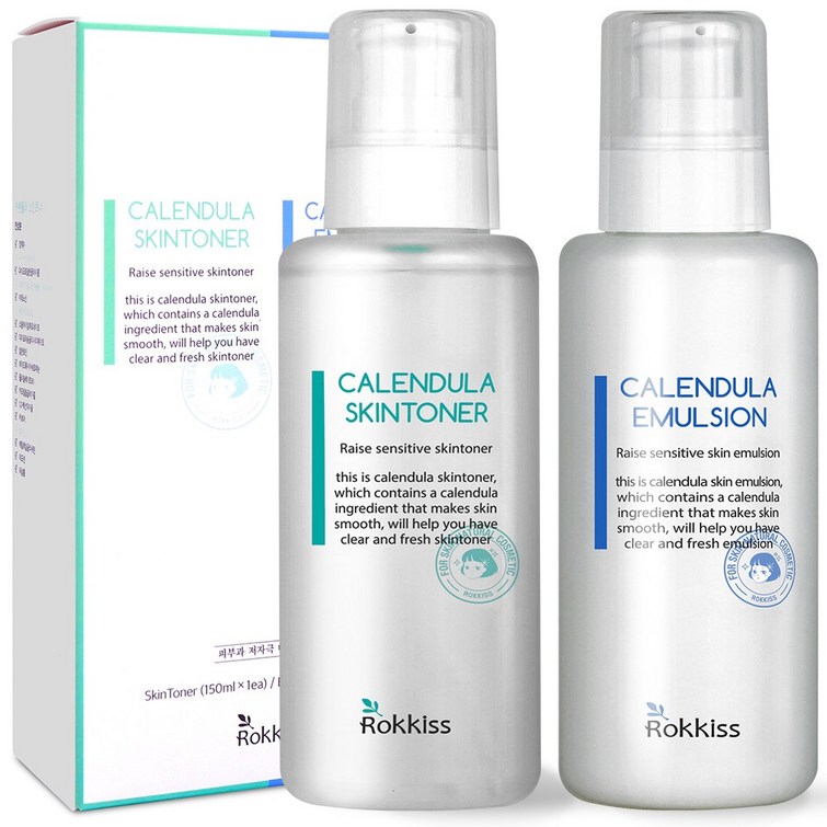 록키스 카렌듈라 스킨 토너 150ml 에멀전 150ml 세트